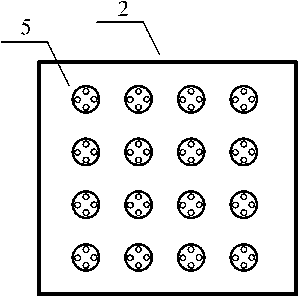 Method for preparing polystyrene micro-sphere micro-array by ultrasonic focusing micro-jet process