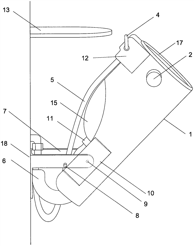 Foldable urinal