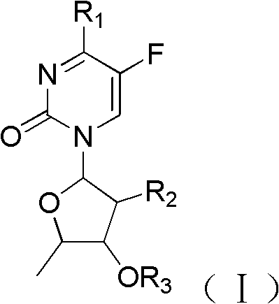 Floxuridine compound and preparation method and application thereof