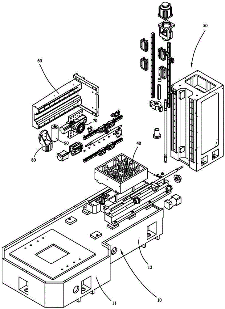 Four-shaft character carving machine for tire molds and character carving method thereof