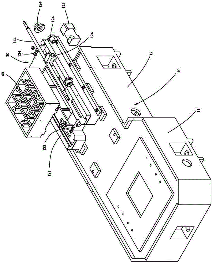 Four-shaft character carving machine for tire molds and character carving method thereof