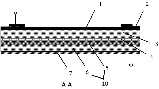 Graphene double-junction solar battery and preparation method thereof