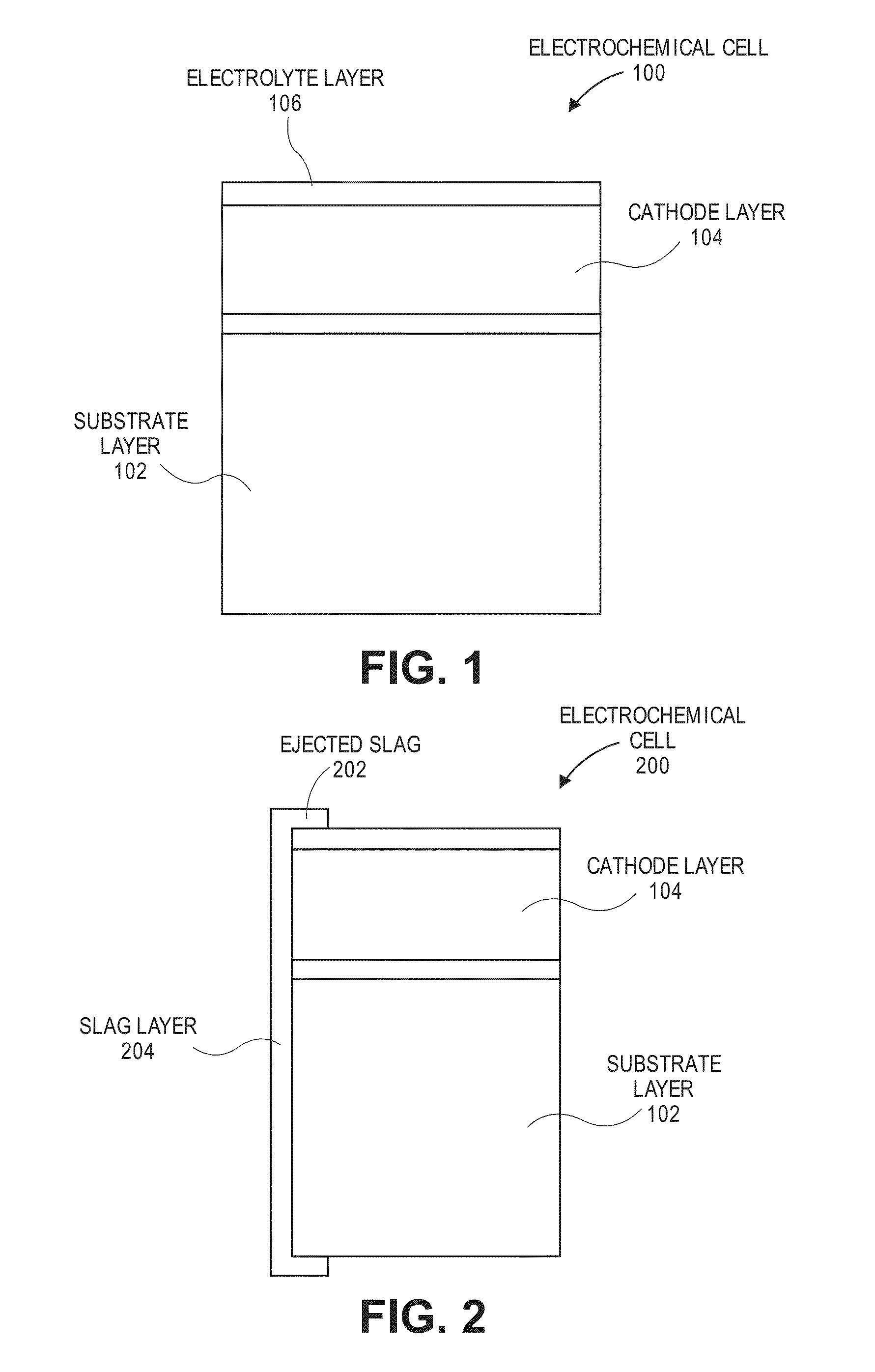 Thin Film Battery Structures Having Sloped Cell Sidewalls