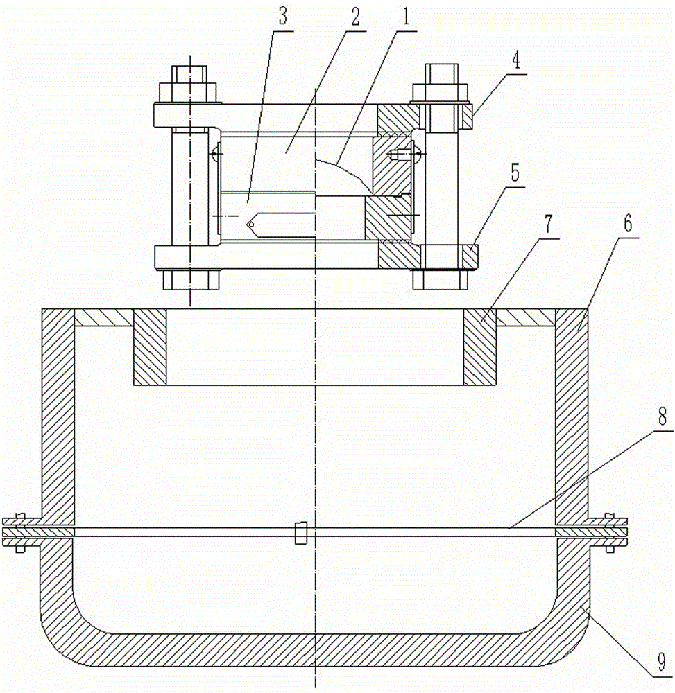 Explosion venting device of powder emulsion explosive matrix pump