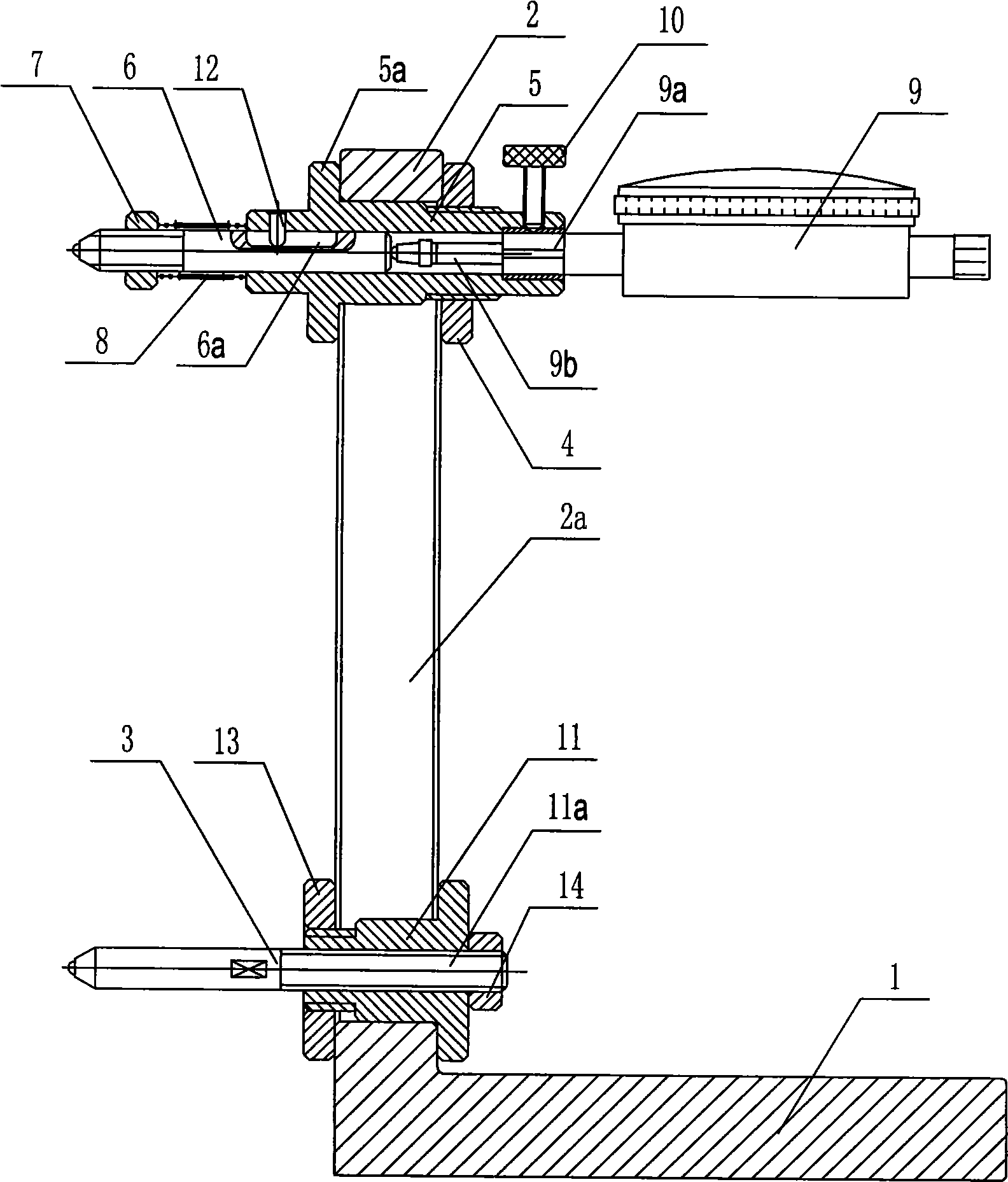 Device and method for measuring verticality