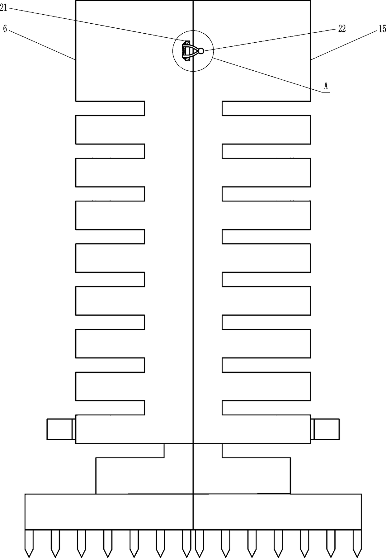 Protecting device for protecting nursery stock against animal bites