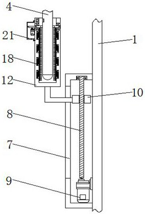 Intelligent access control system based on temperature real-time sensing function