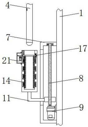 Intelligent access control system based on temperature real-time sensing function