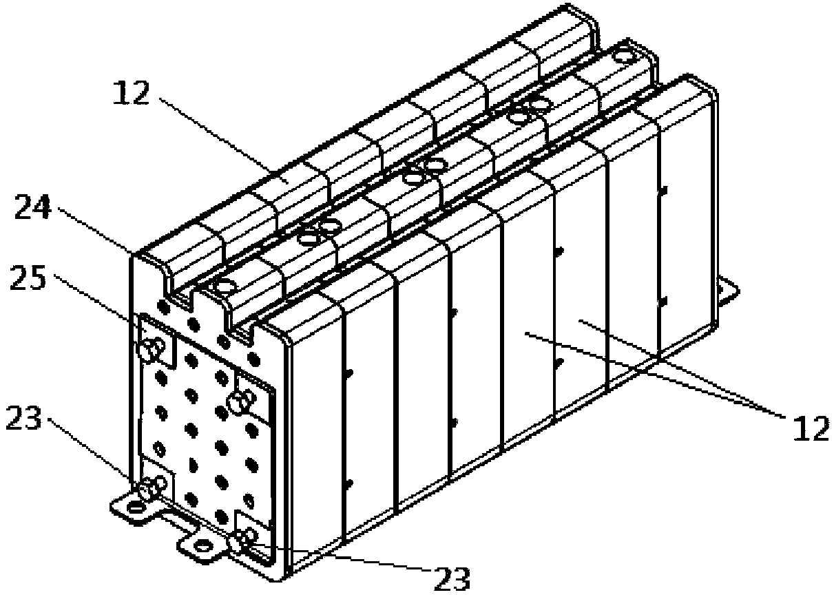 21700 cell series-parallel battery module