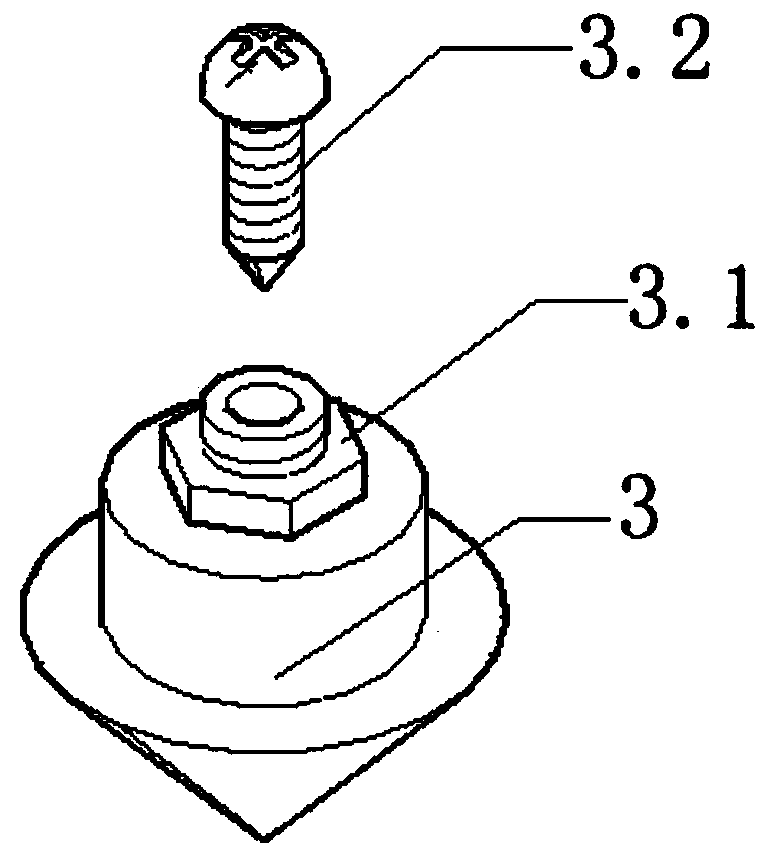 Adjustable afforestation maintenance spraying irrigation nozzle