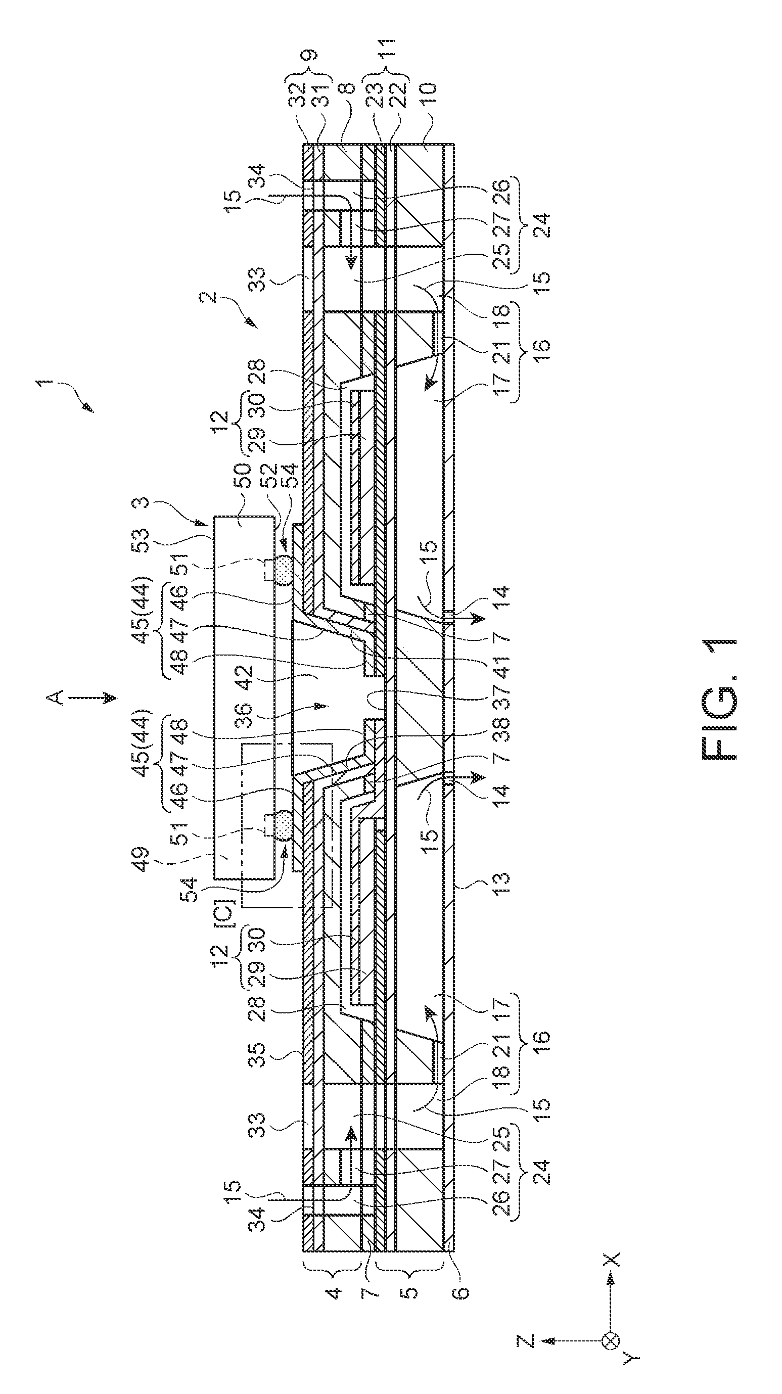 Wiring substrate, droplet ejection head, printing apparatus, electronic device, and manufacturing method for wiring substrate