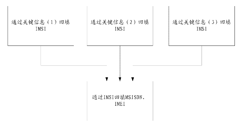 Method and device for backfilling subscriber fixed identity