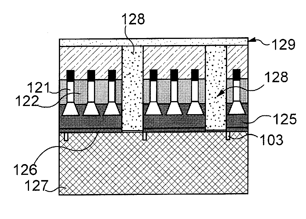 Method for manufacturing a very-high-resolution screen using a nanowire-based emitting anisotropic conductive film