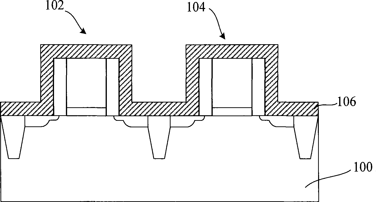 Method for manufacturing double-stress membrane complementary metal oxide semiconductor (CMOS) transistor