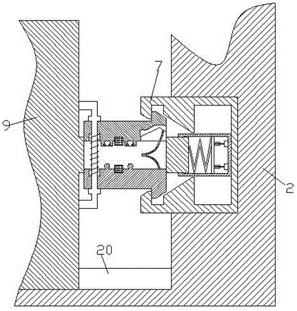 High-stability power component locking device