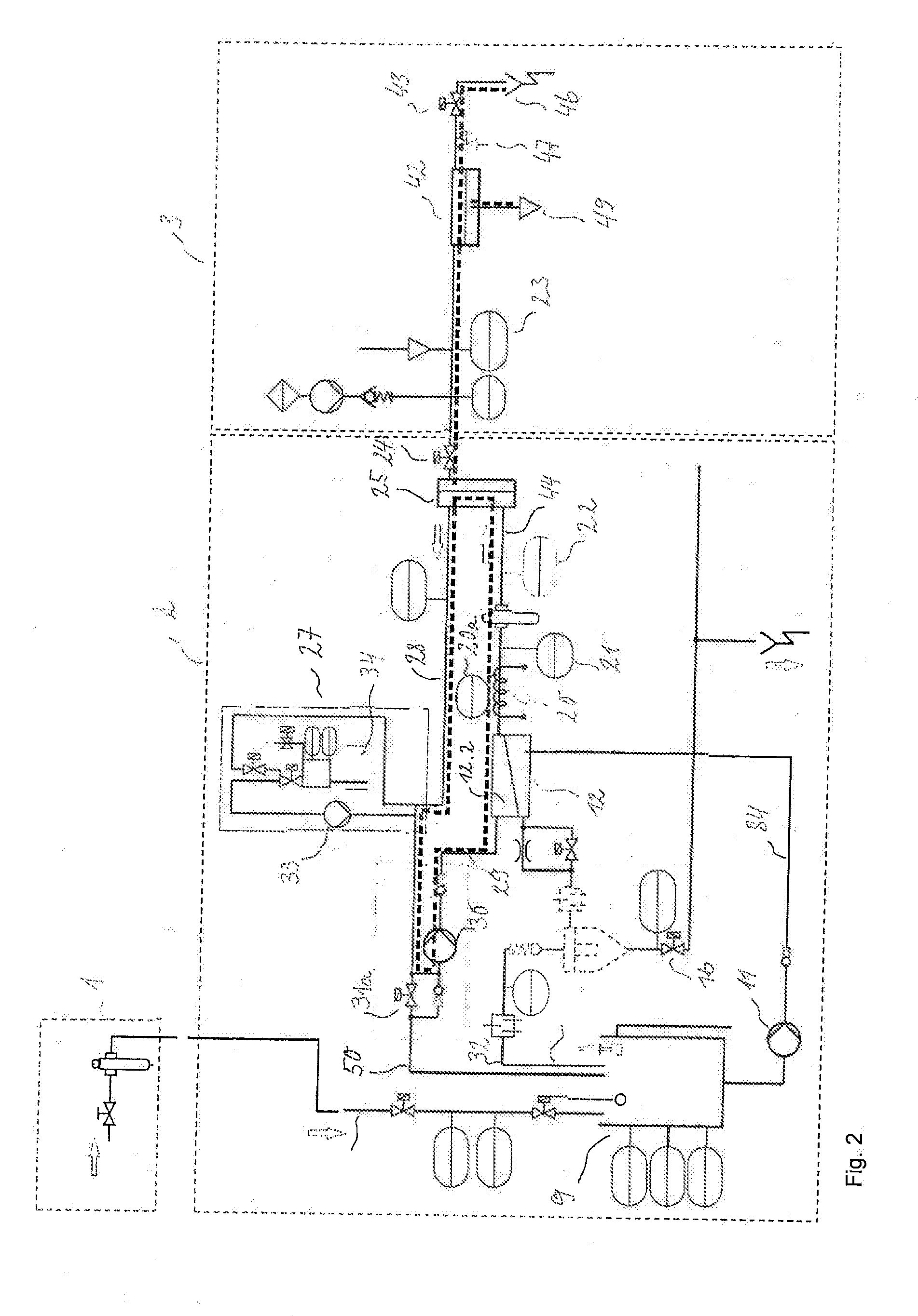 Ro installation for flushing solutions