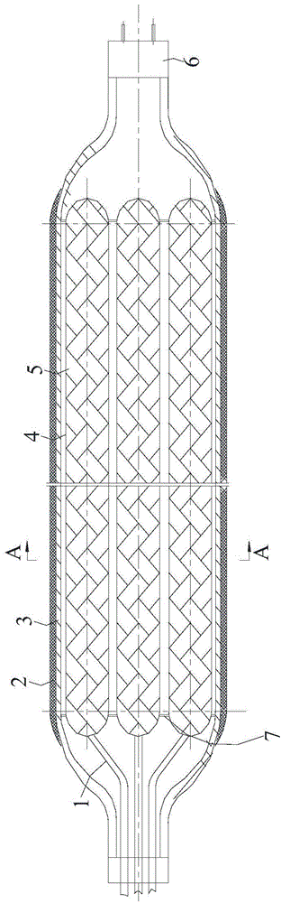 Solid-state high-pressure mixed hydrogen storage device