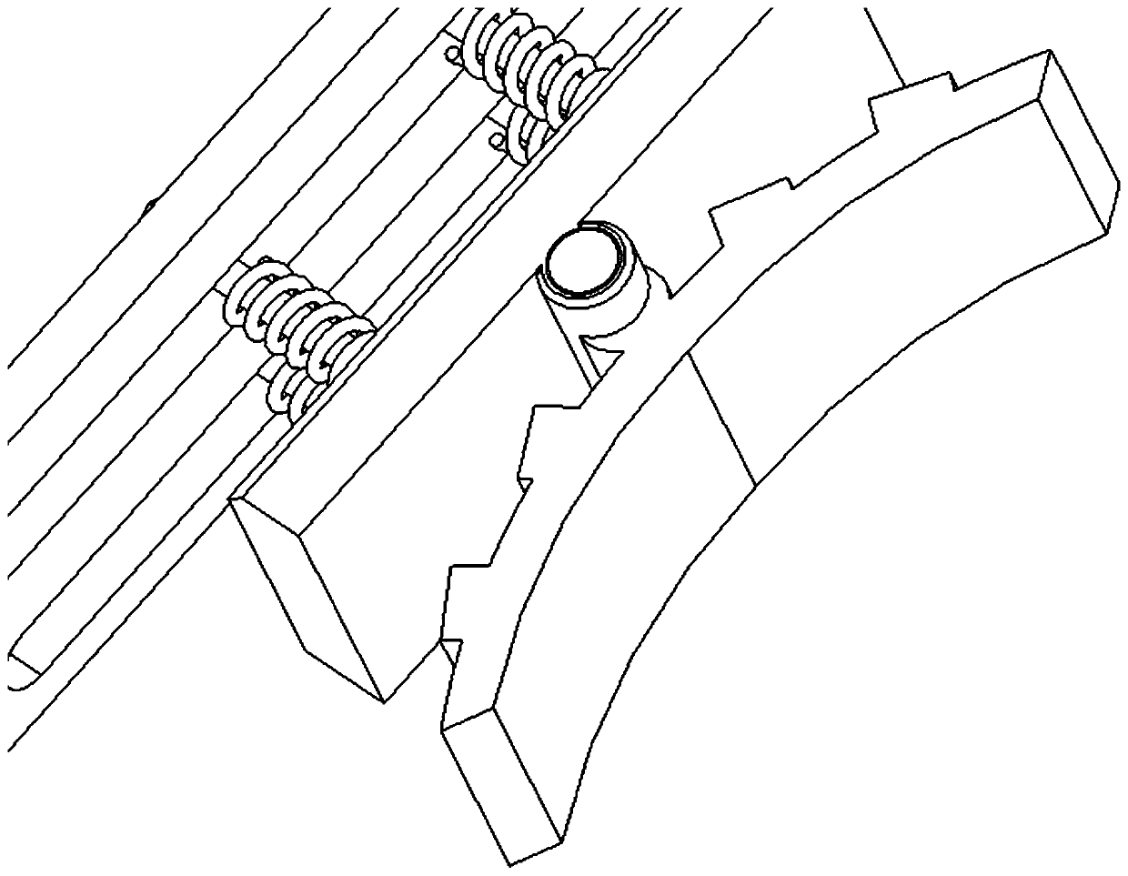 Fixing clamp for automobile brake caliper