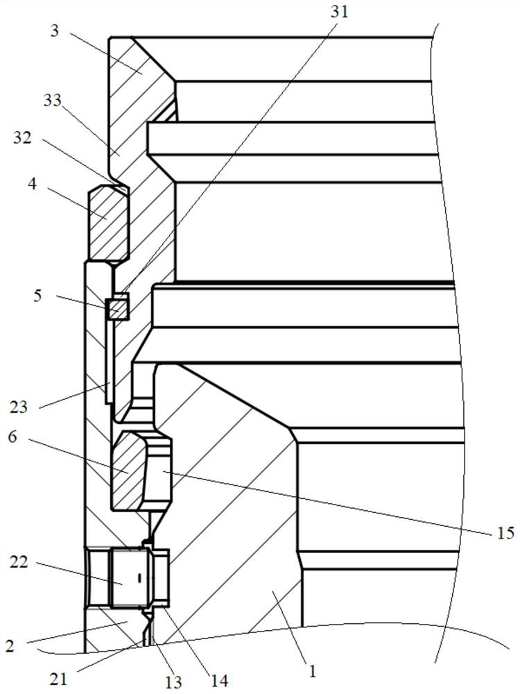 Locking mechanism of underwater high-pressure wellhead