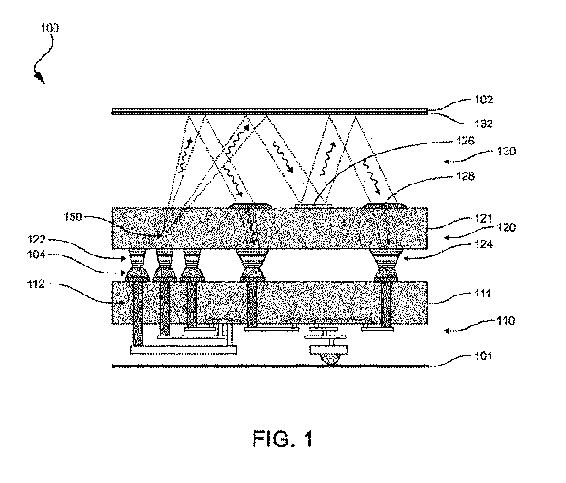 Semiconductor component system with wireless interconnect and arrangements therefor