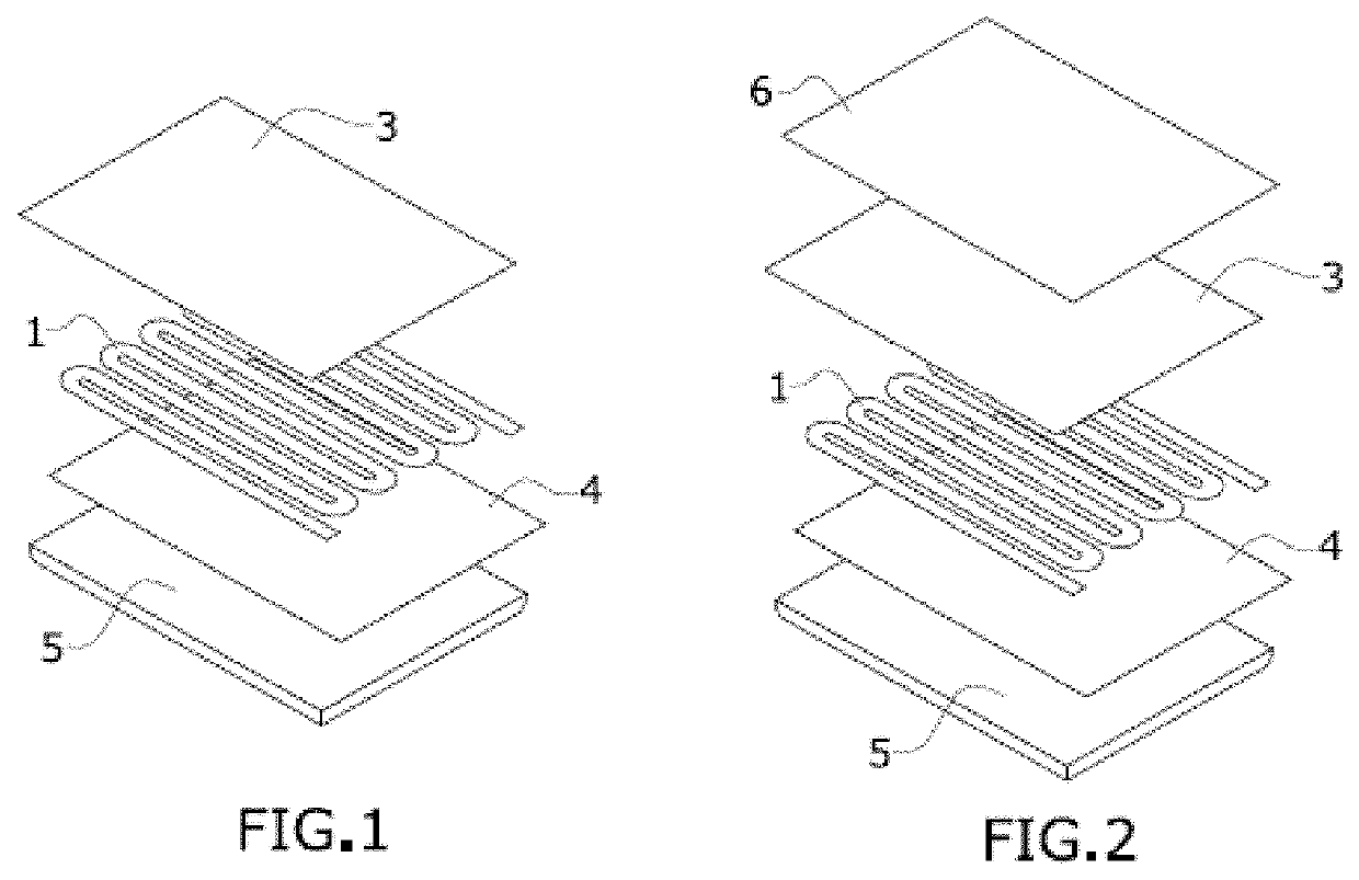 Resistive heated aircraft component and method for manufacturing said aircraft component