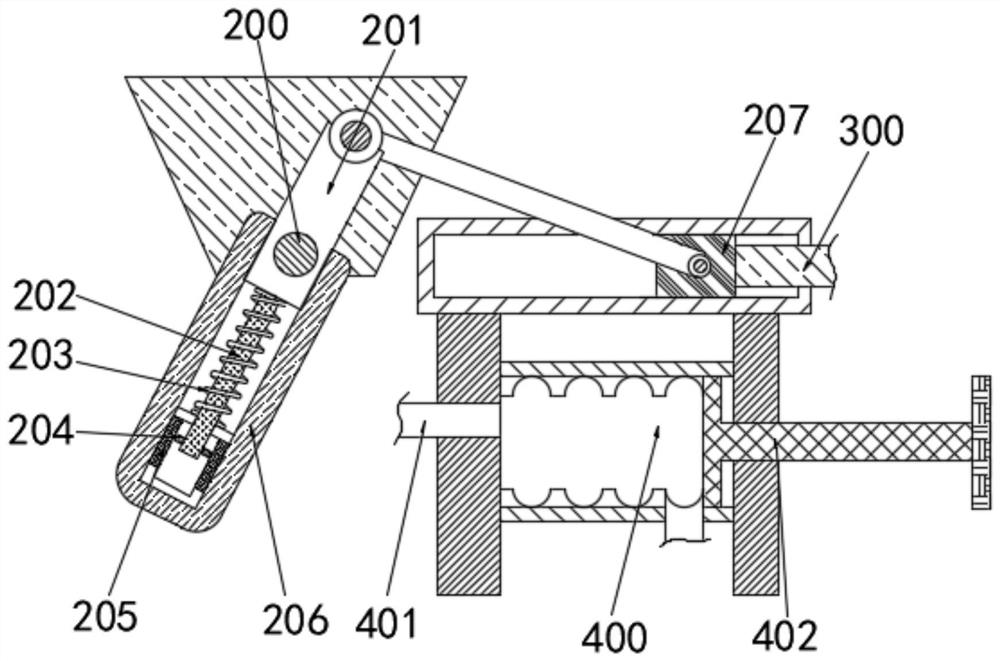 Environment-friendly sectioning device for semiconductor silicon crystal bar production