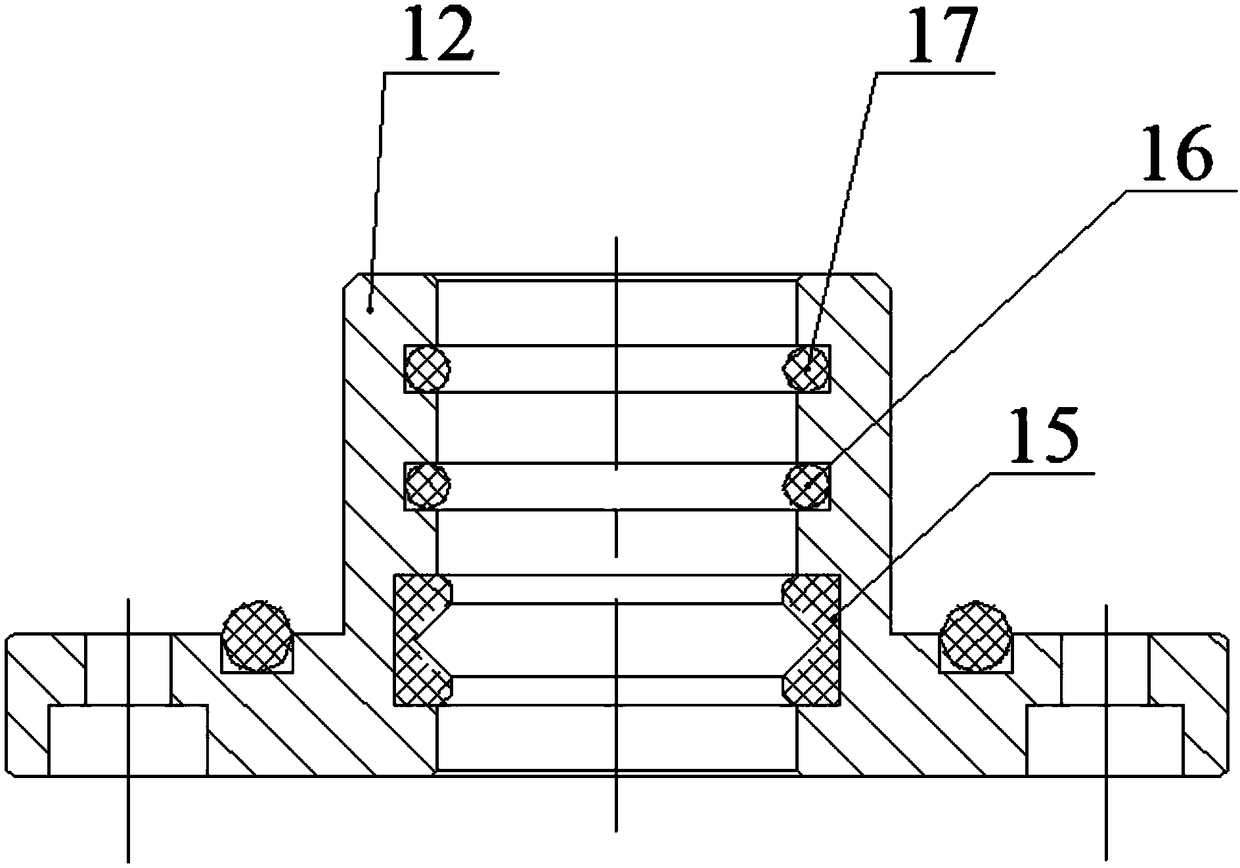 Filter achieving long-time stable running and mixed shaft seal assembly of filter