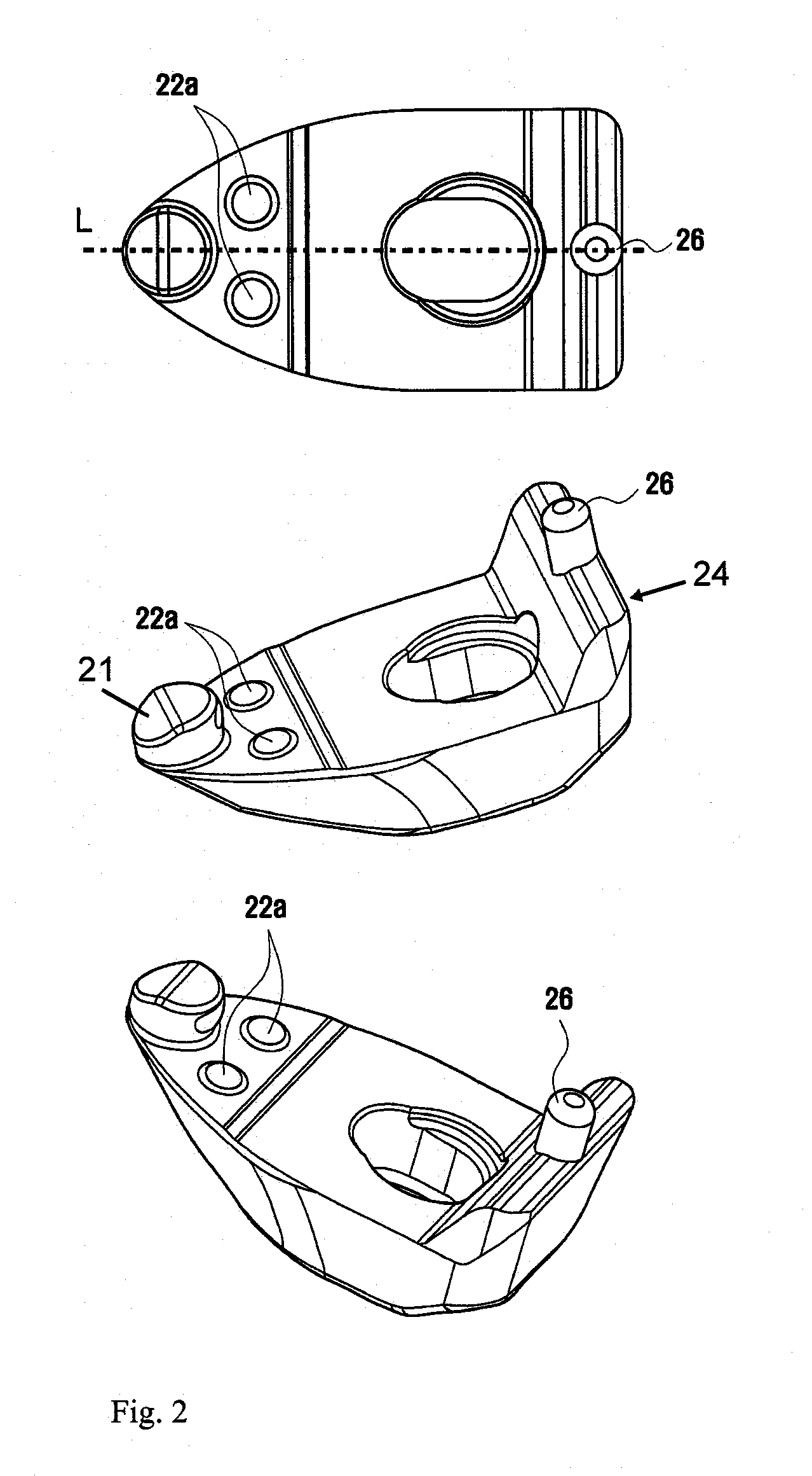 Clamping device for a cutting insert