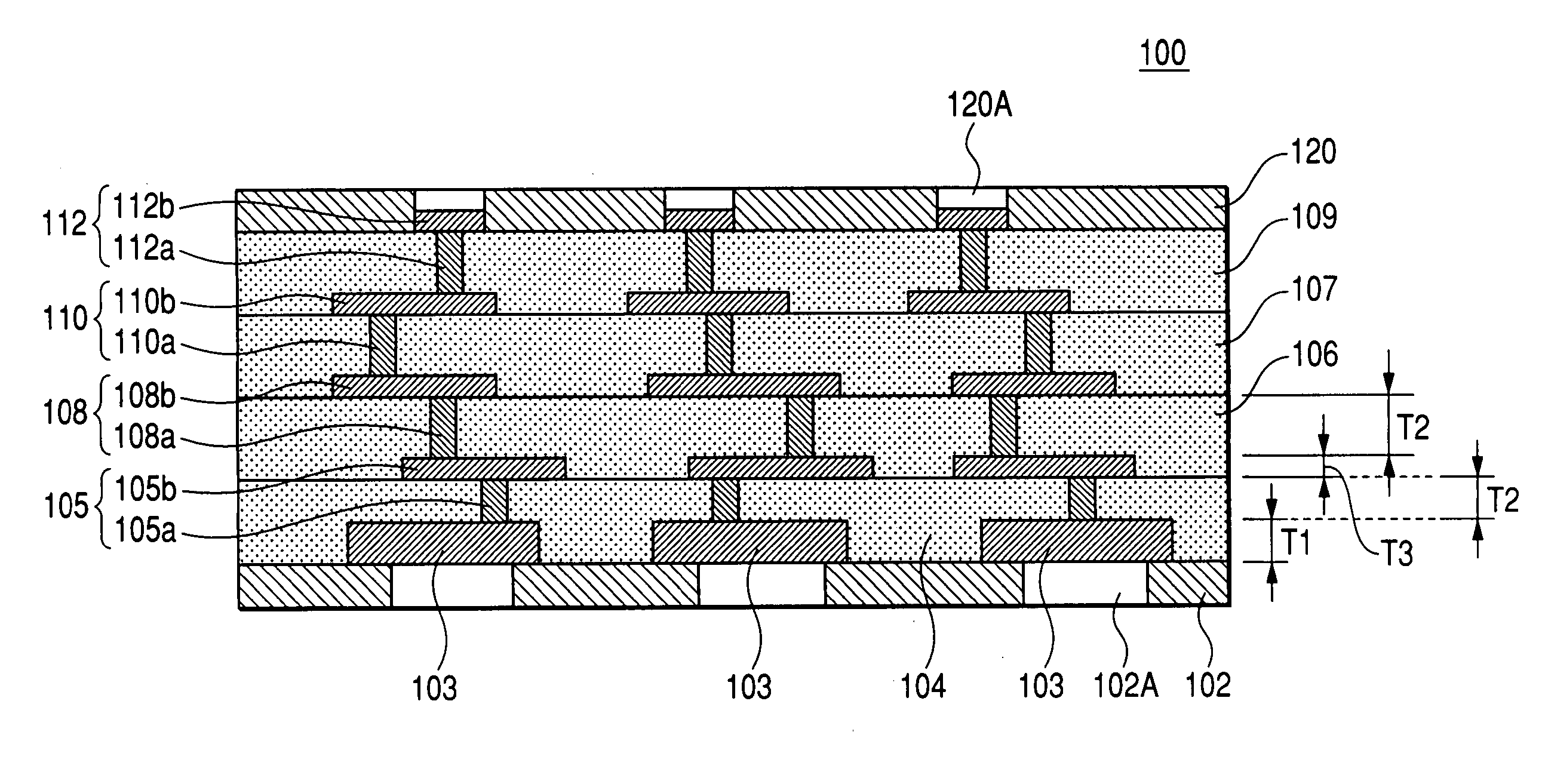Multilayered wiring substrate and method of manufacturing the same