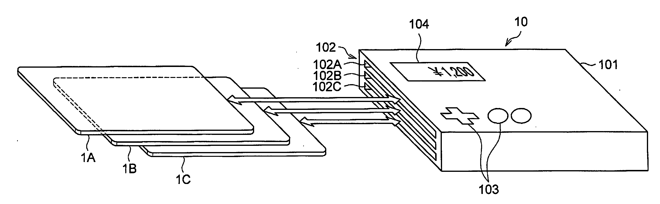 Electronic wallet device and method of using electronic value