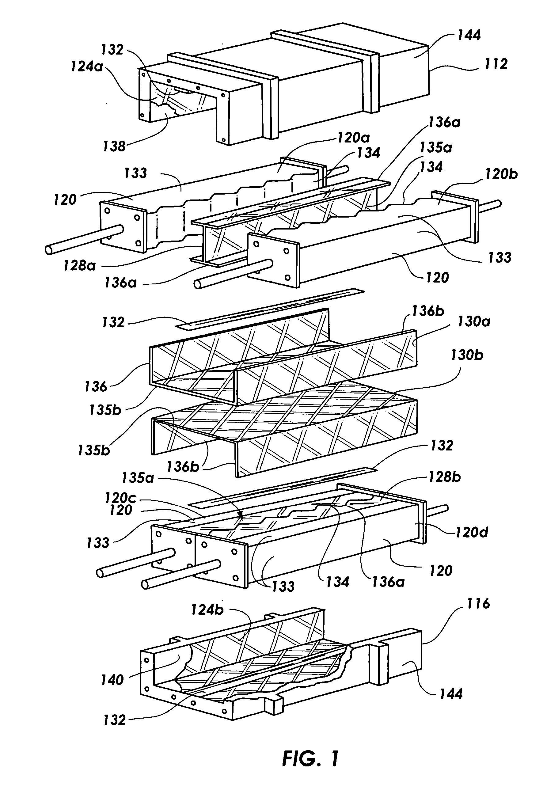 Method of assembling a single piece co-cured structure