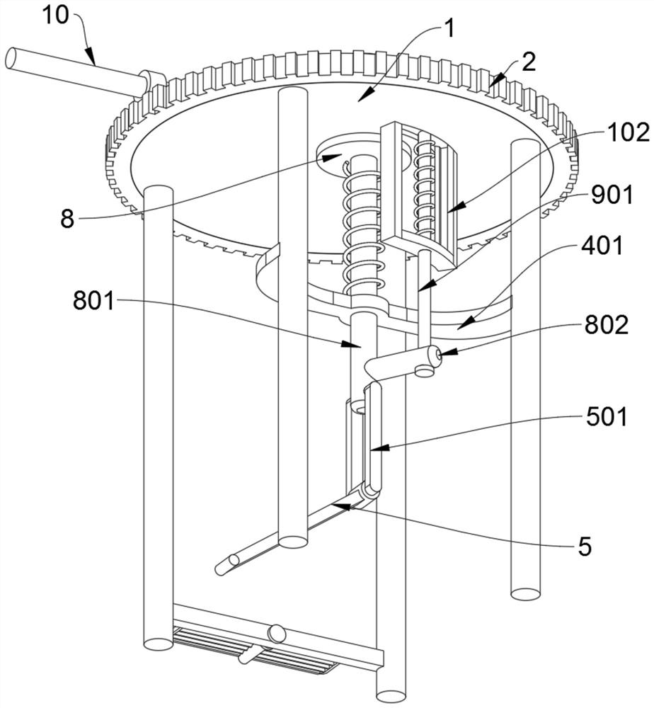 An anchor bolt bending device