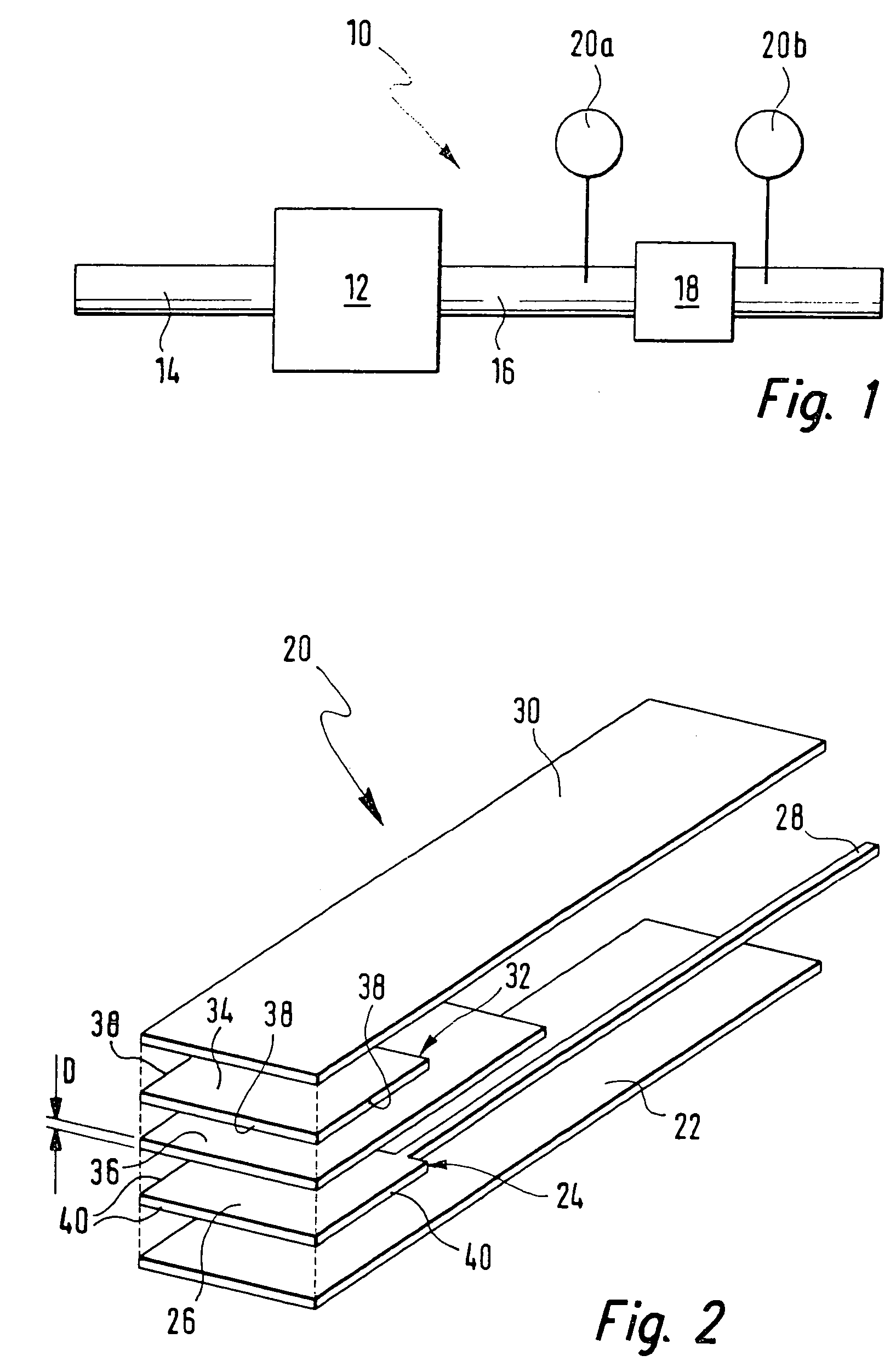 Sensor for detecting particles in a gas stream and method for its manufacture
