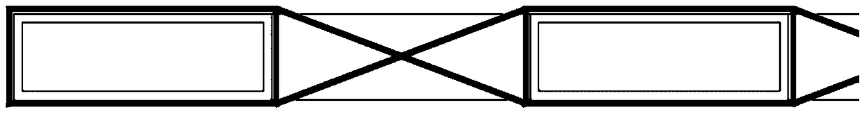 Frame-type power supply track and track equipment based on the power supply track