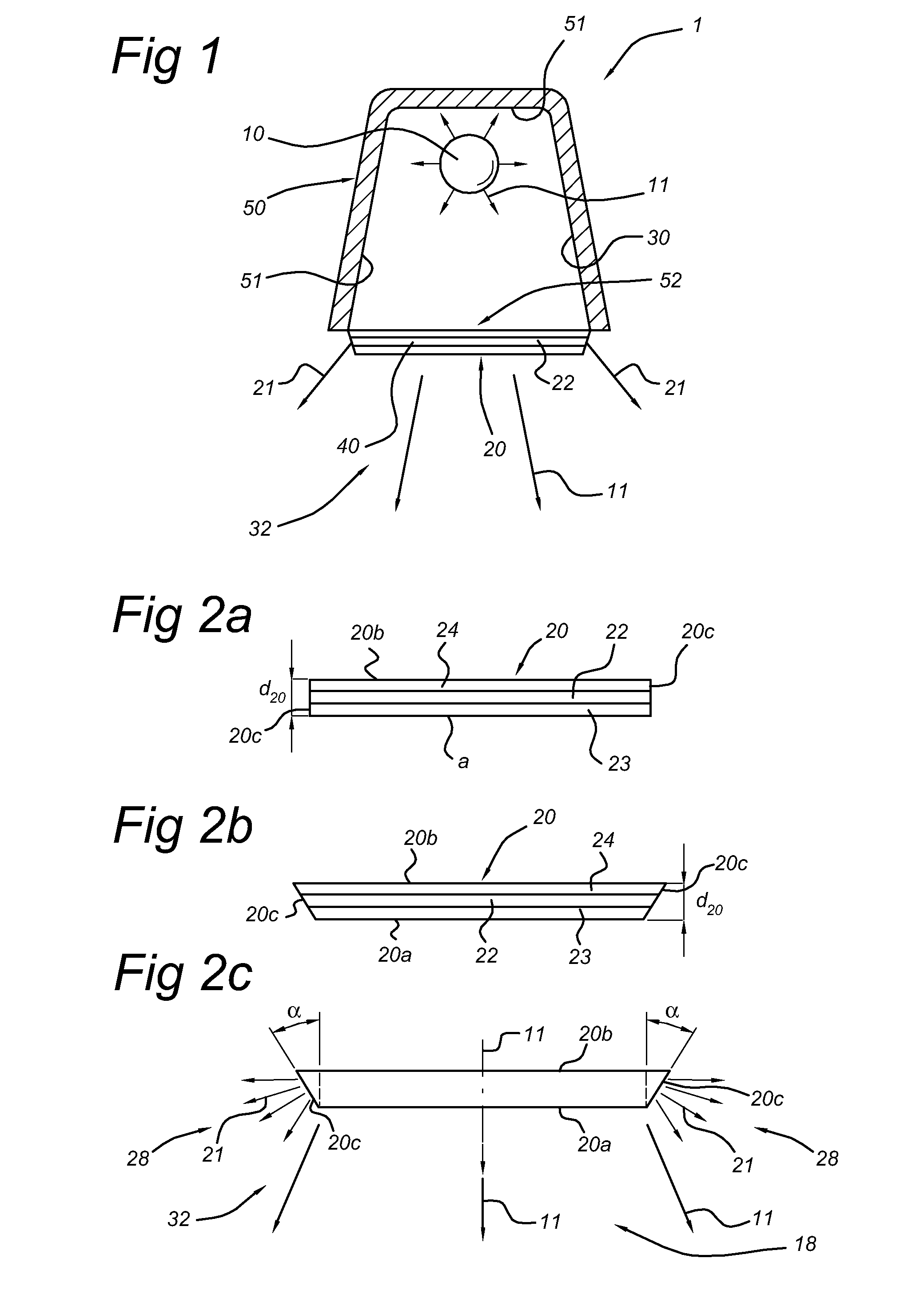 Lighting device comprising at least one lamp and at least one OLED