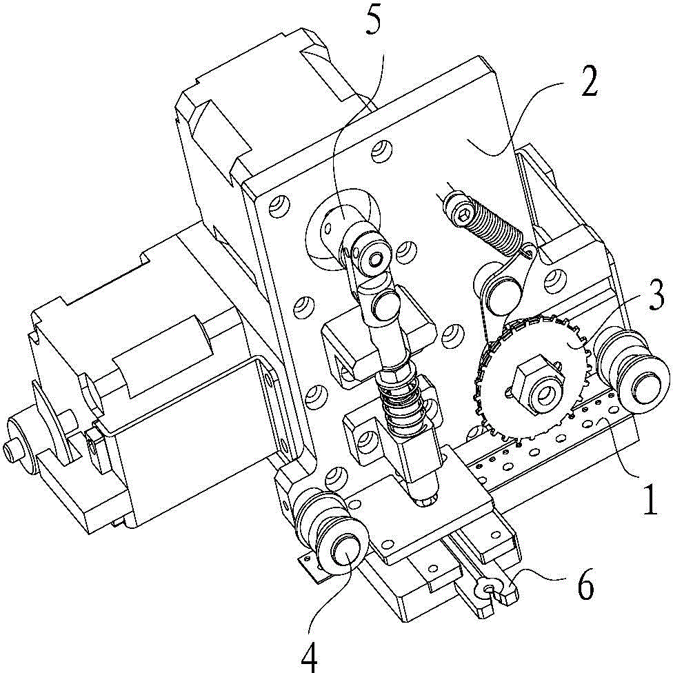 Bead embroidering mechanism of embroidering machine