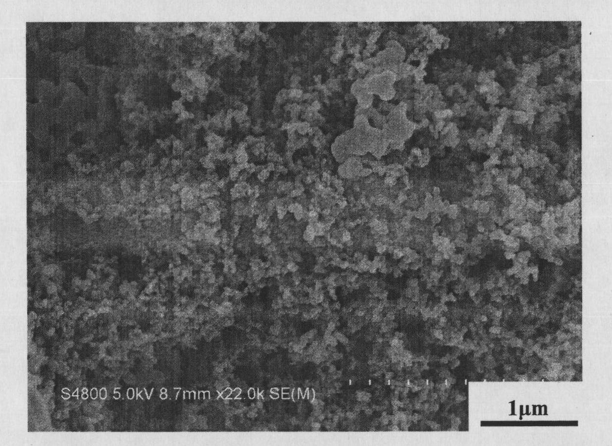 Preparation method of lithium ion battery ferric metasilicate lithium positive electrode material