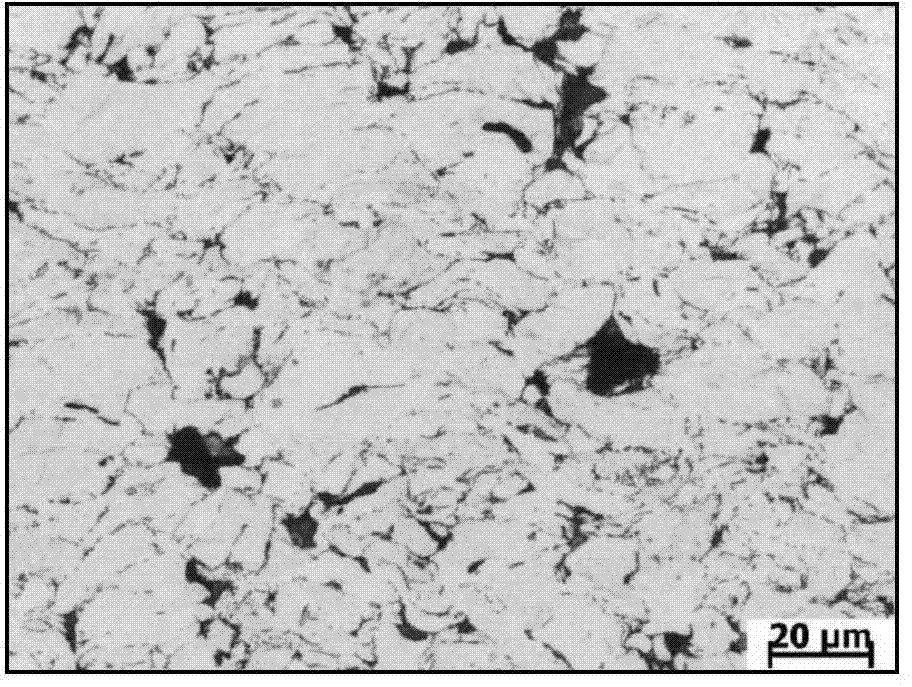Nanostructured pure titanium plate preparation method