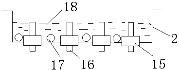 Nostoc alga superficial layer culture system and culture method