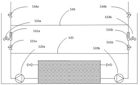 Indirect evaporation fluid cooling device with built-in heat exchanger