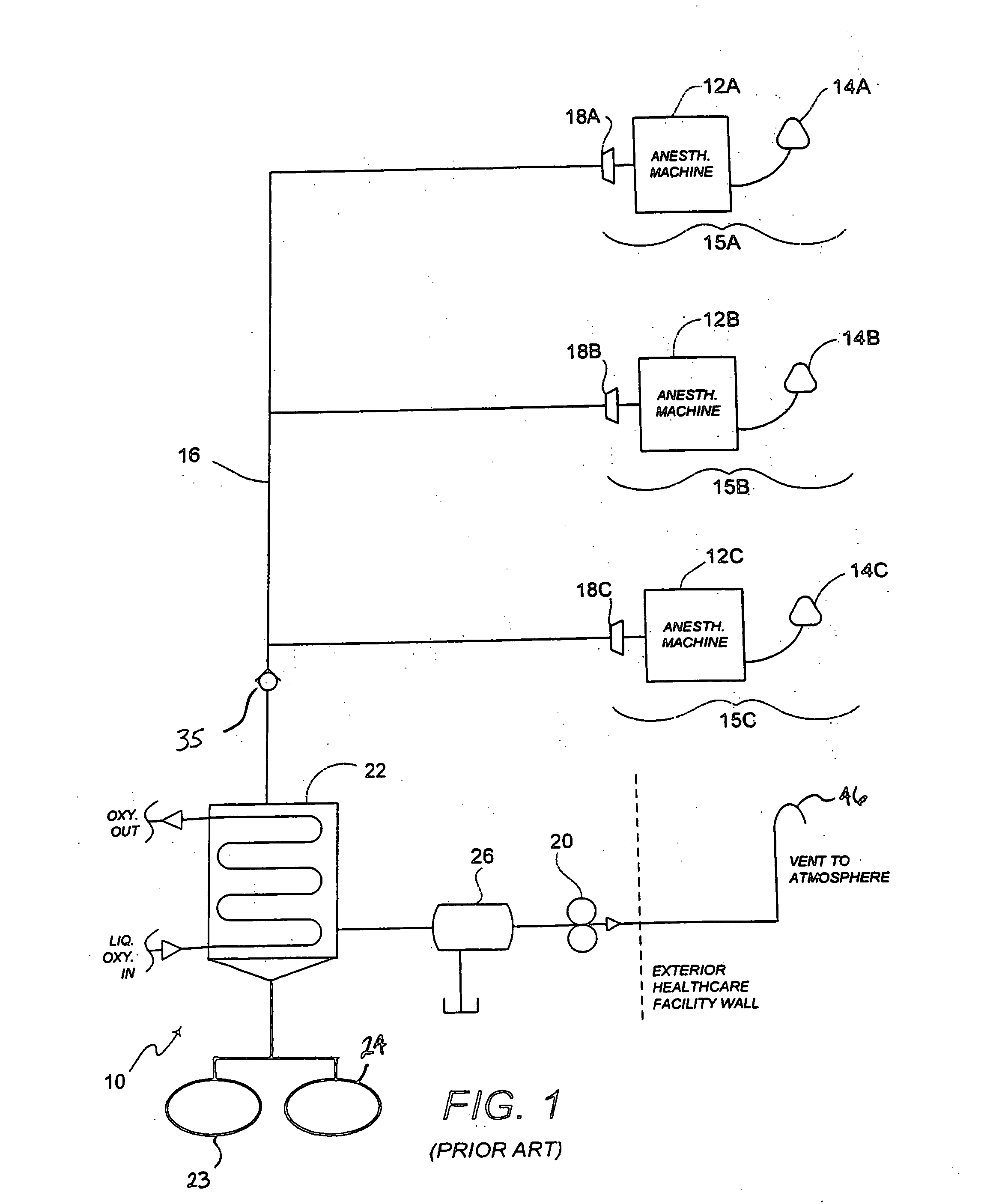 Method and apparatus for self-contained anesthetic gas reclamation