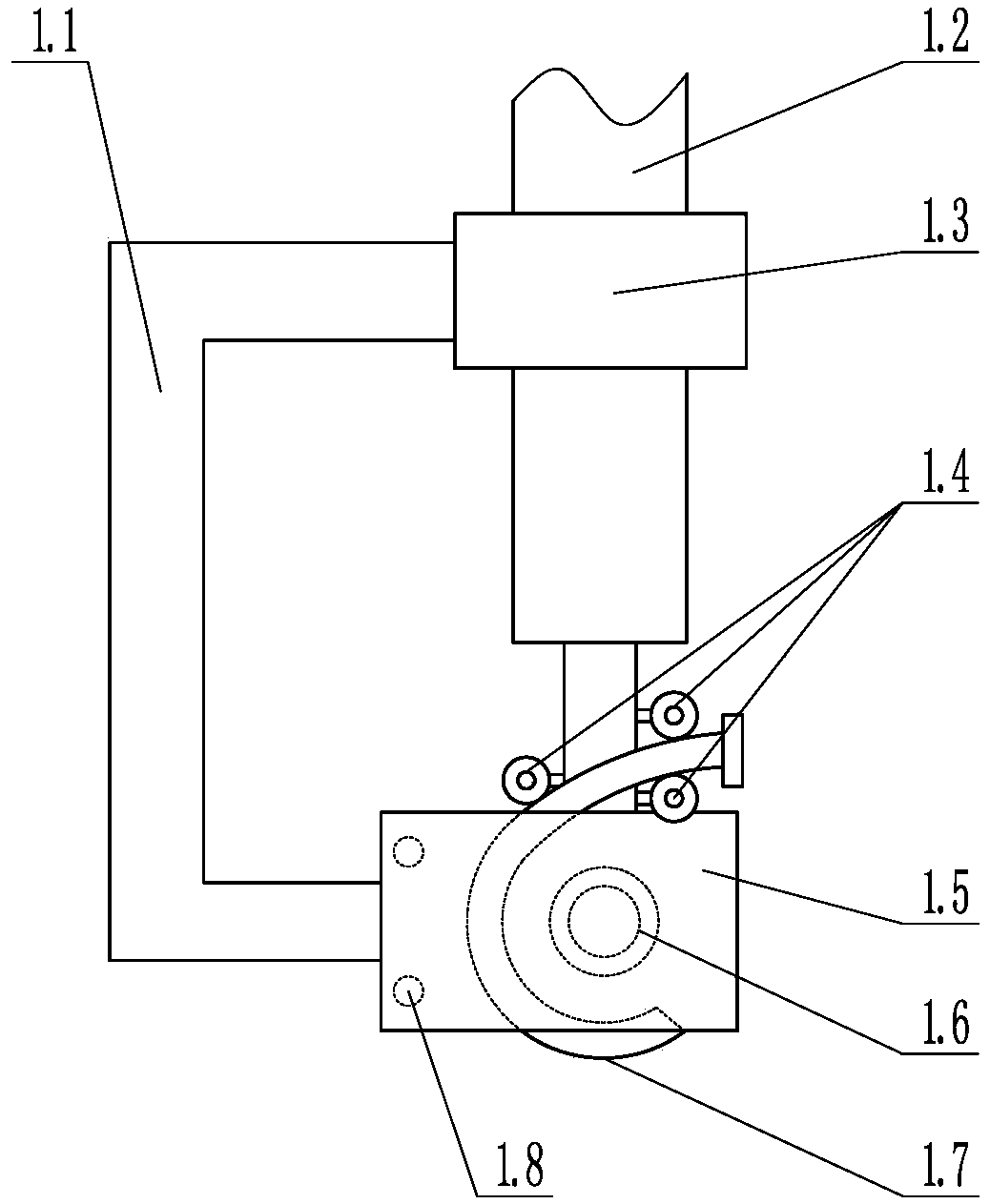 Plate spring online bush press-fitting equipment