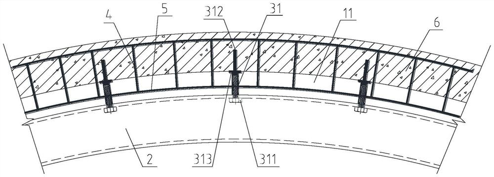 Composite beam prefabricated floor assembly and composite beam