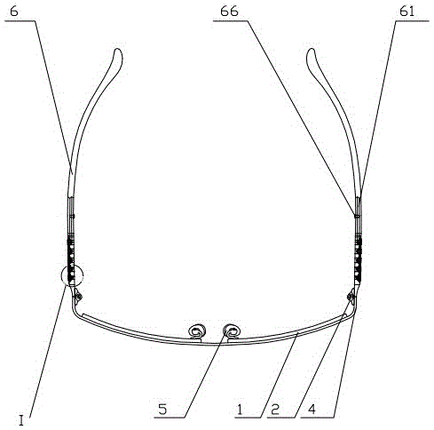 A mirror foot embedded with diamonds, glasses provided with the mirror feet, and a method for embedding diamonds