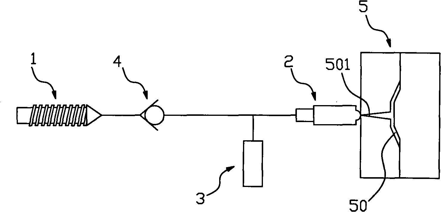 Injection molding technique and apparatus for improving production efficiency