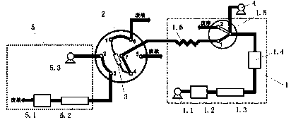 System and method for measuring NNK and metabolites thereof by liquid-phase-liquid-phase two-dimensional chromatography based on solid-phase extraction