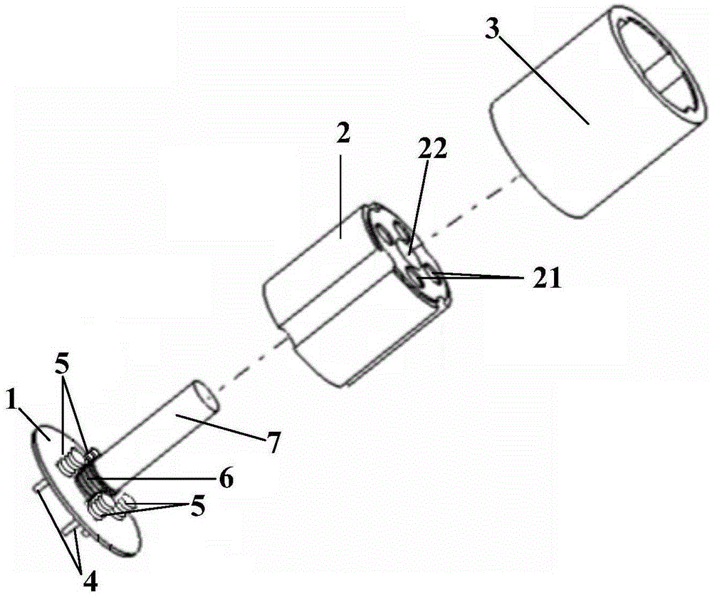 An electrical connector for moving parts