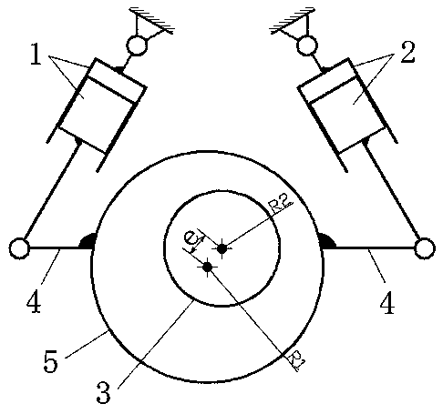 Variable combustion chamber volume mechanism of low-speed machine