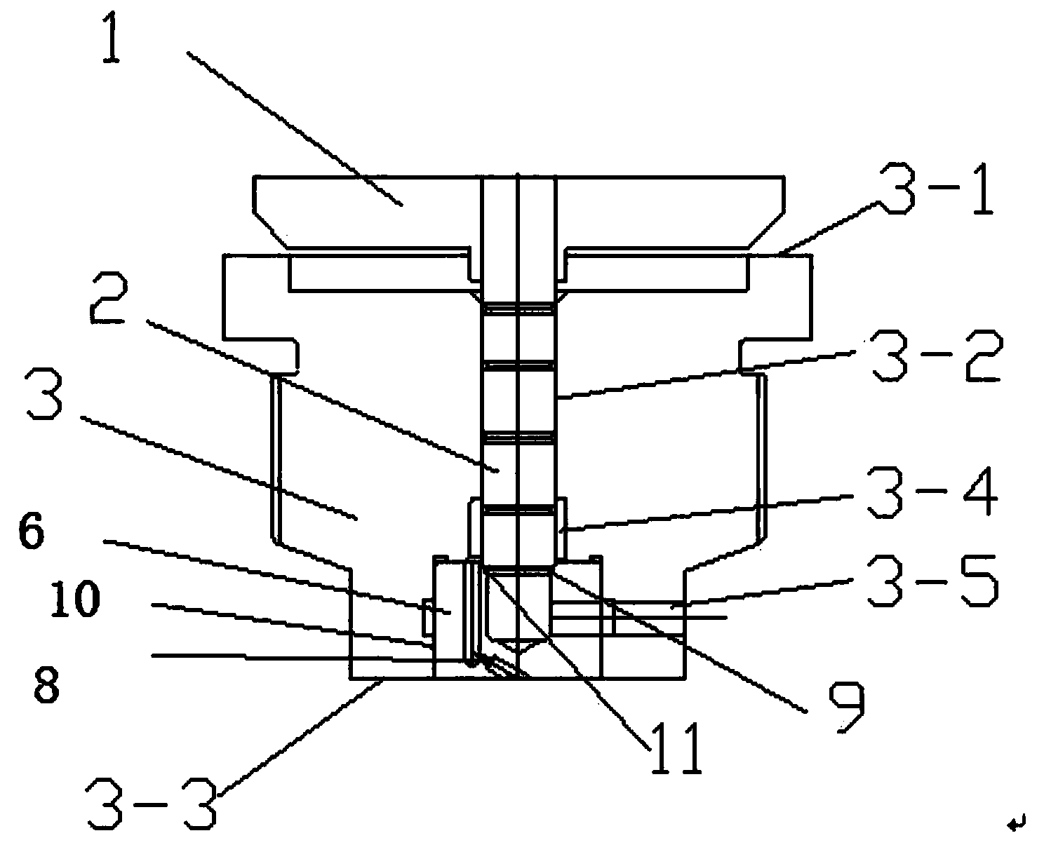 Split control valve of common rail oil injector