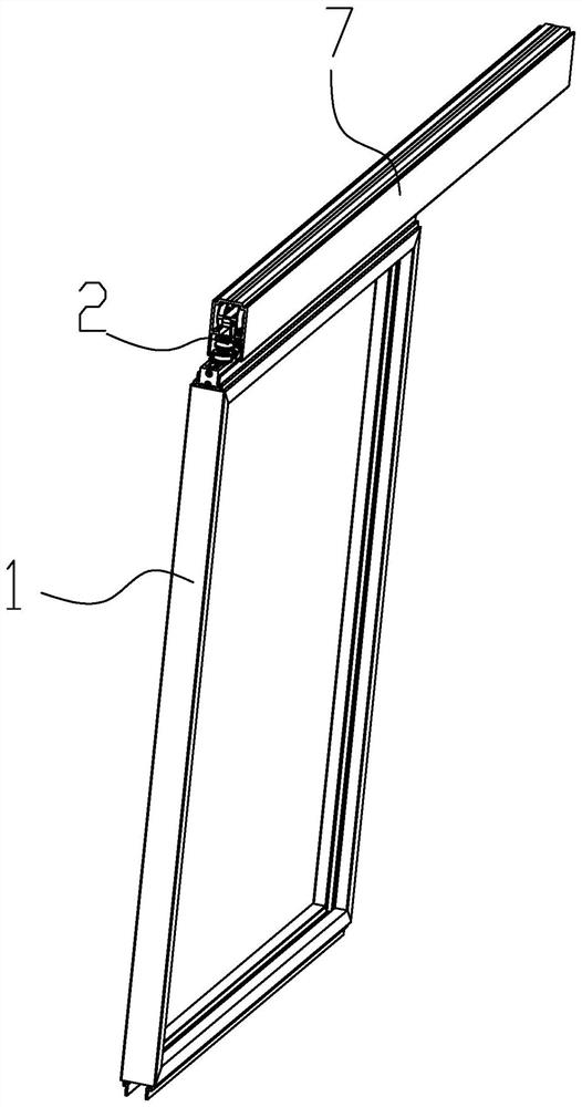 Anti-swing balance structure of sliding door